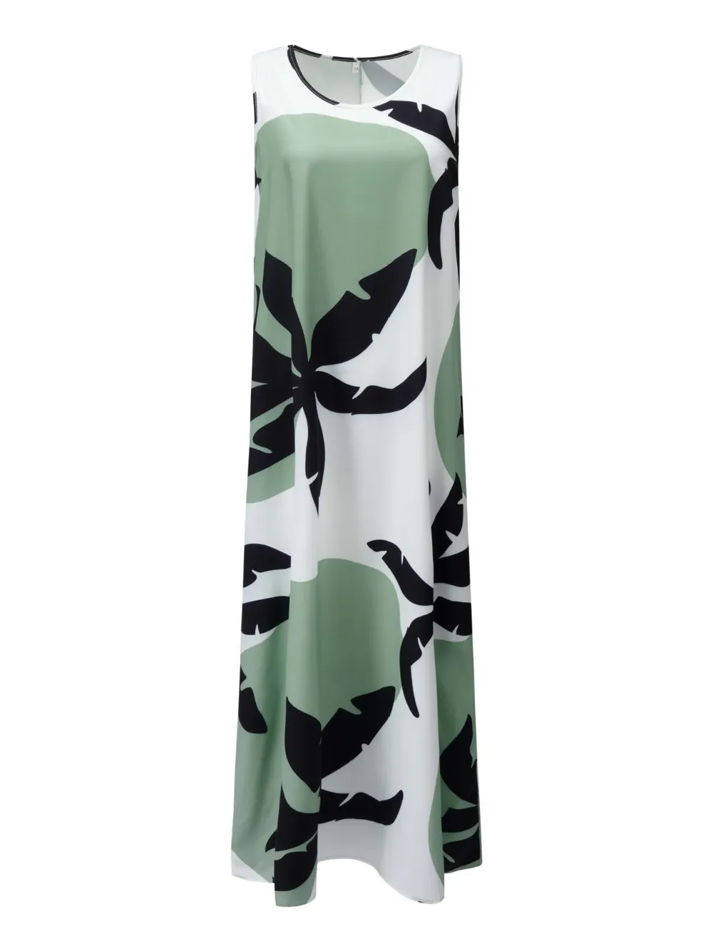 Printed Round Neck Mini Tank Dress, image 18