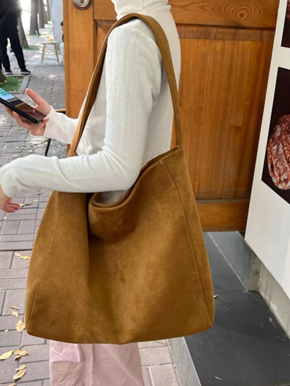 Vintage Hobo Shoulder Bag, image 4