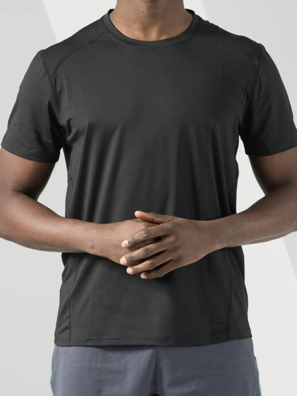 Men's Plus Size Round Neck Short Sleeve Active T-Shirt, image 2