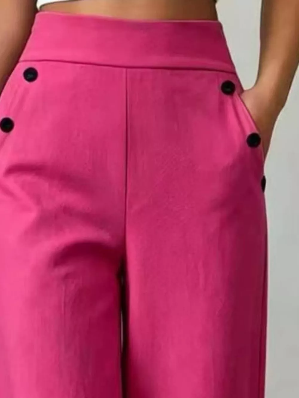 High-Waisted Wide-Leg Pants, image 2