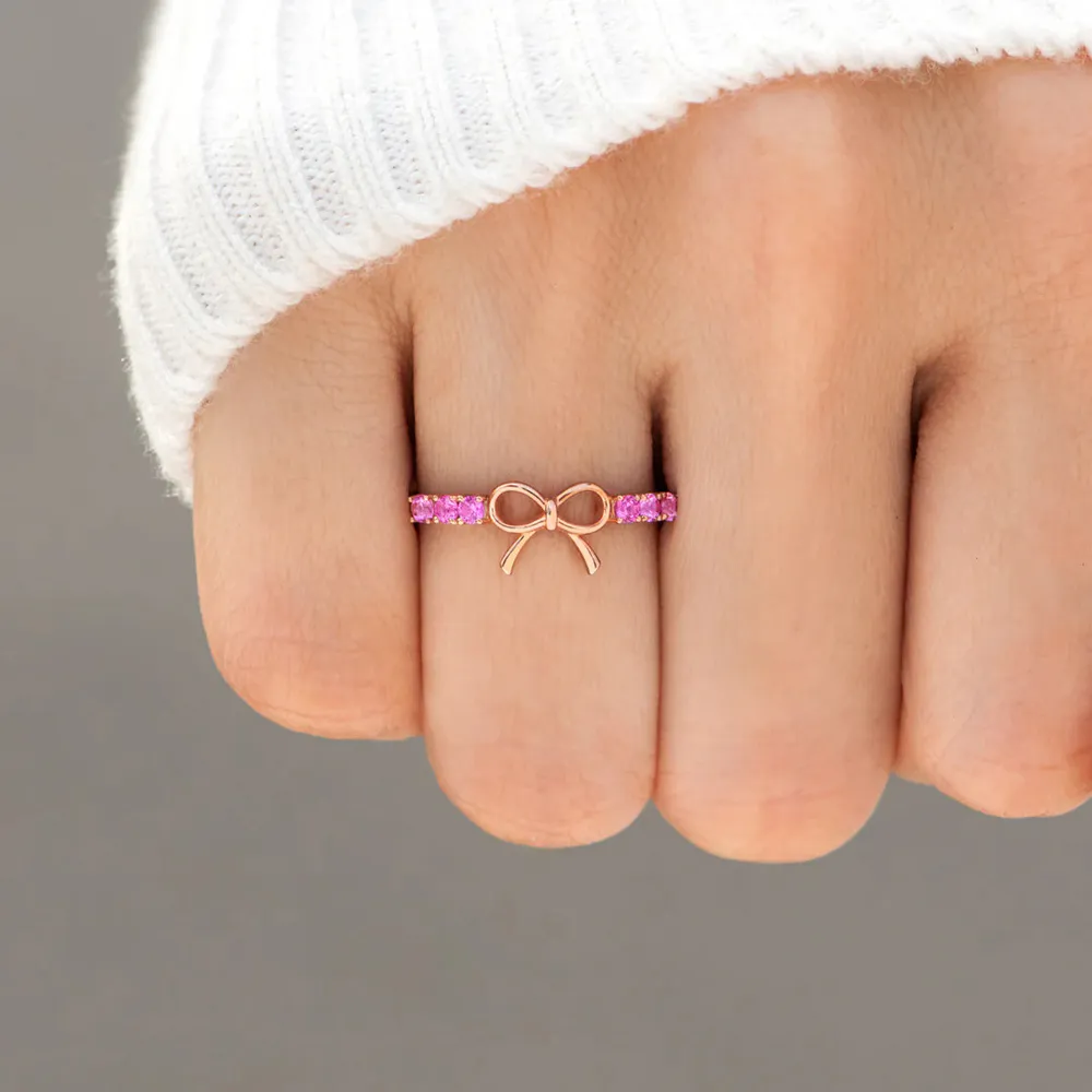925 Sterling Silver Bow Ring, image 3