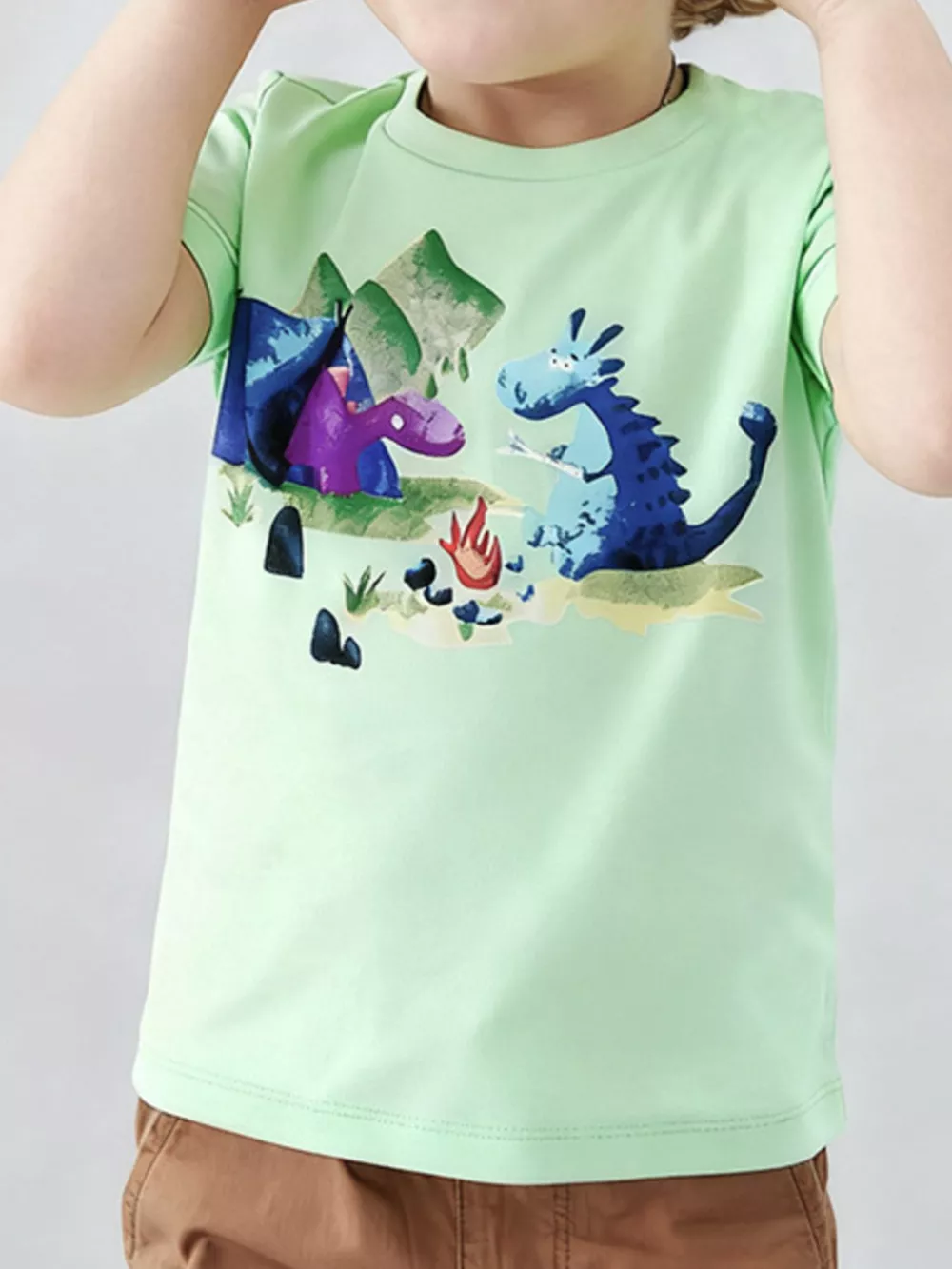 Children's Graphic Round Neck Tee