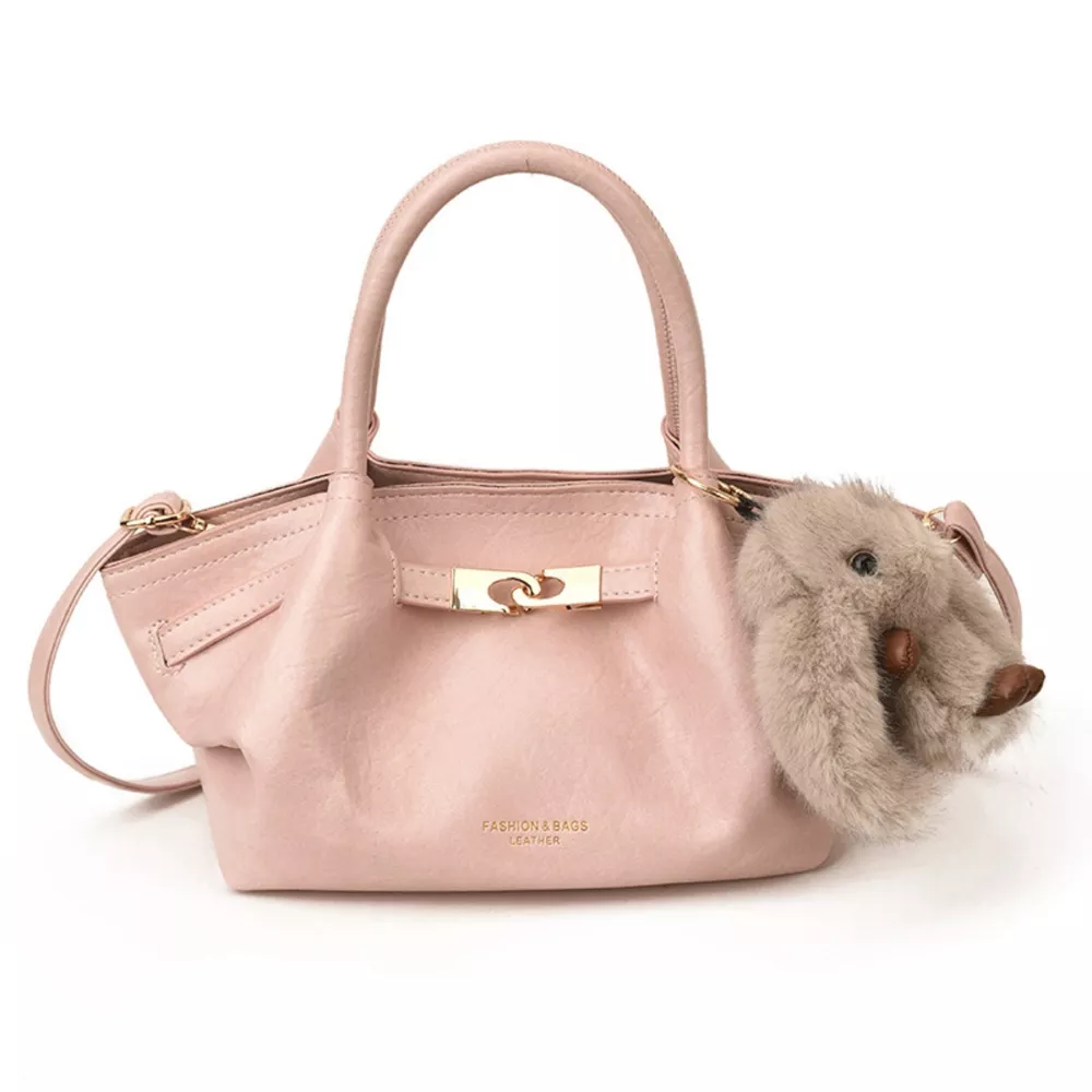 Top Handle Leather Handbag, image 5