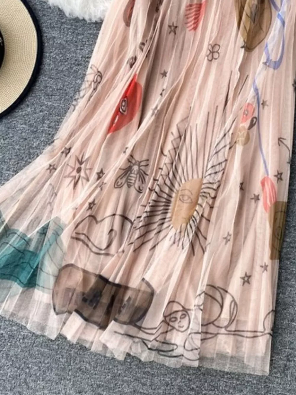 Printed Tulle Skirt, image 11