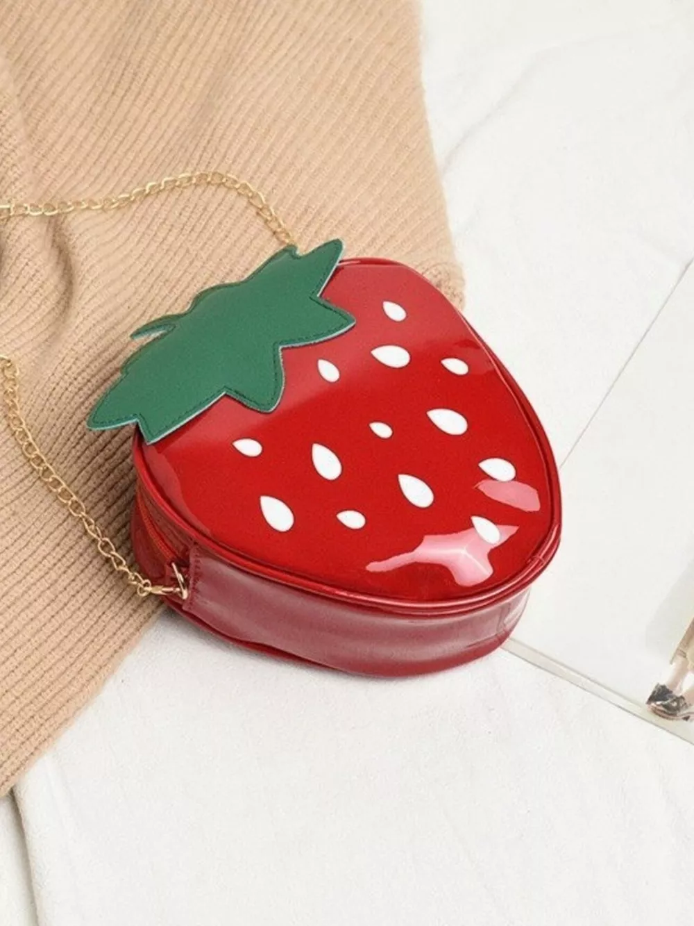 Strawberry Shaped Crossbody Bag, image 5
