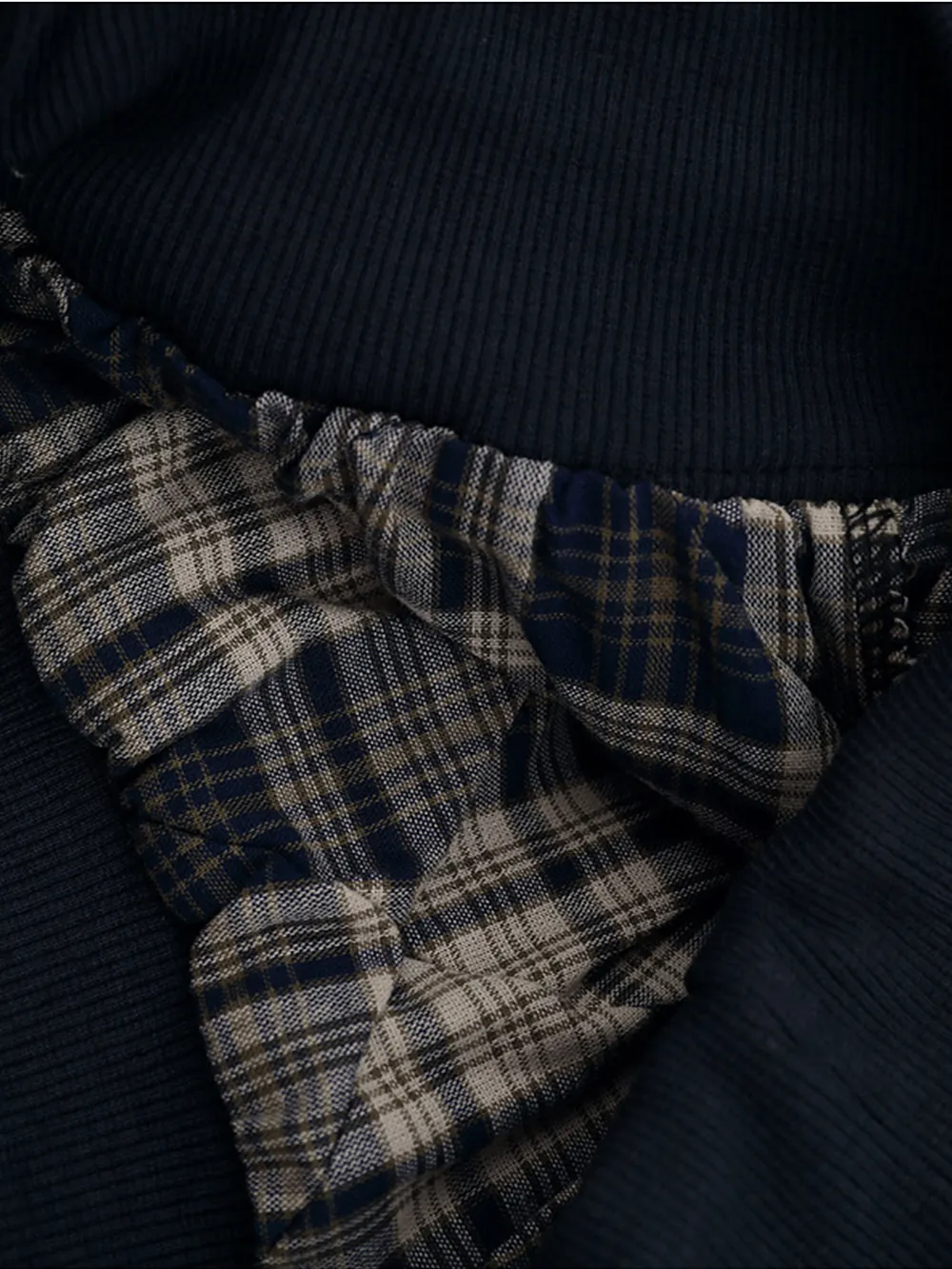 Drawstring Plaid Skort, image 6