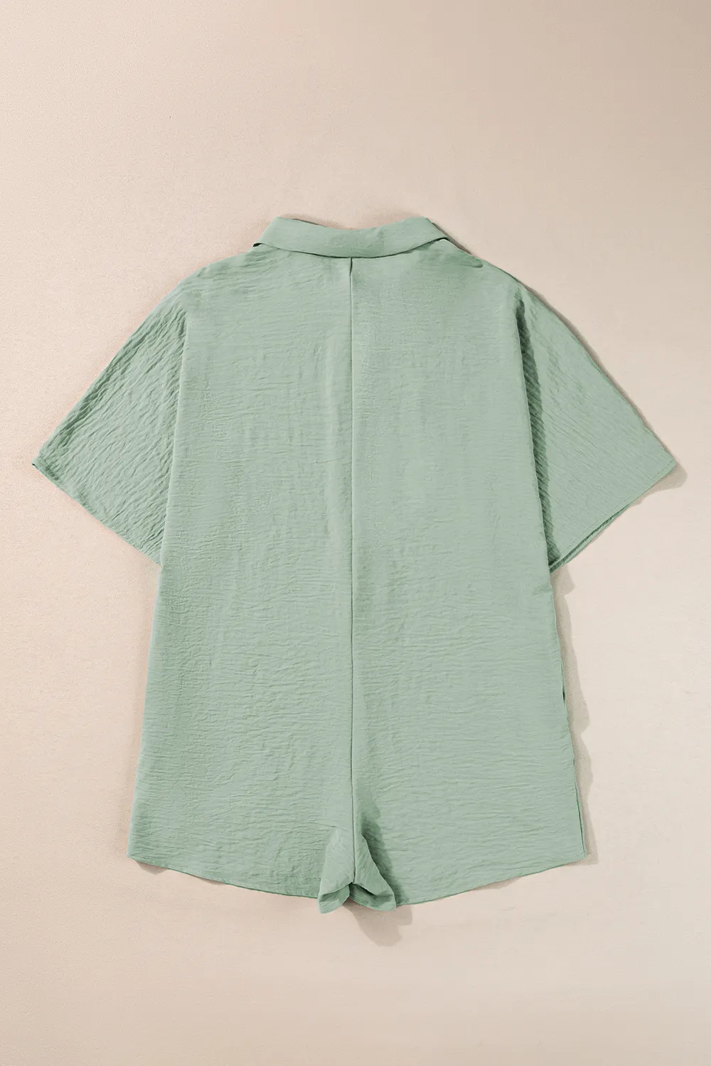 Half Button Collared Neck Romper, image 7