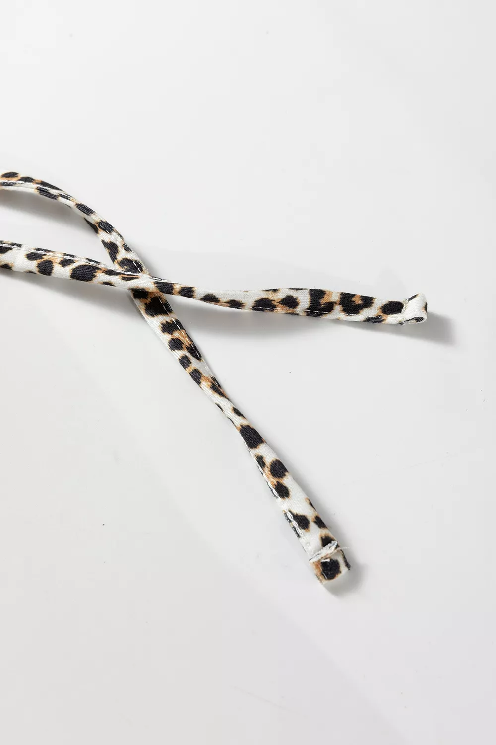 Leopard Print Lined Hoodie with Drawstring, image 6