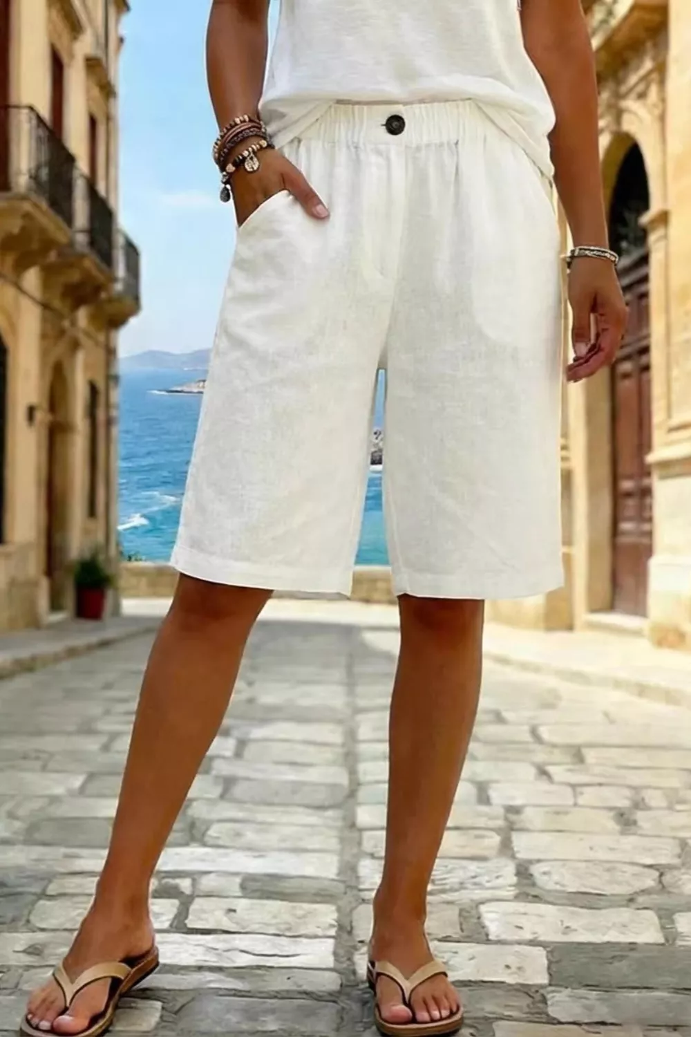 Elastic Waist Shorts, image 5