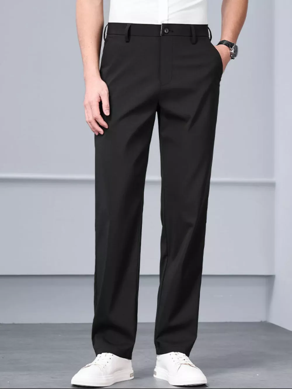 Men's Casual Straight Leg Pants, image 2