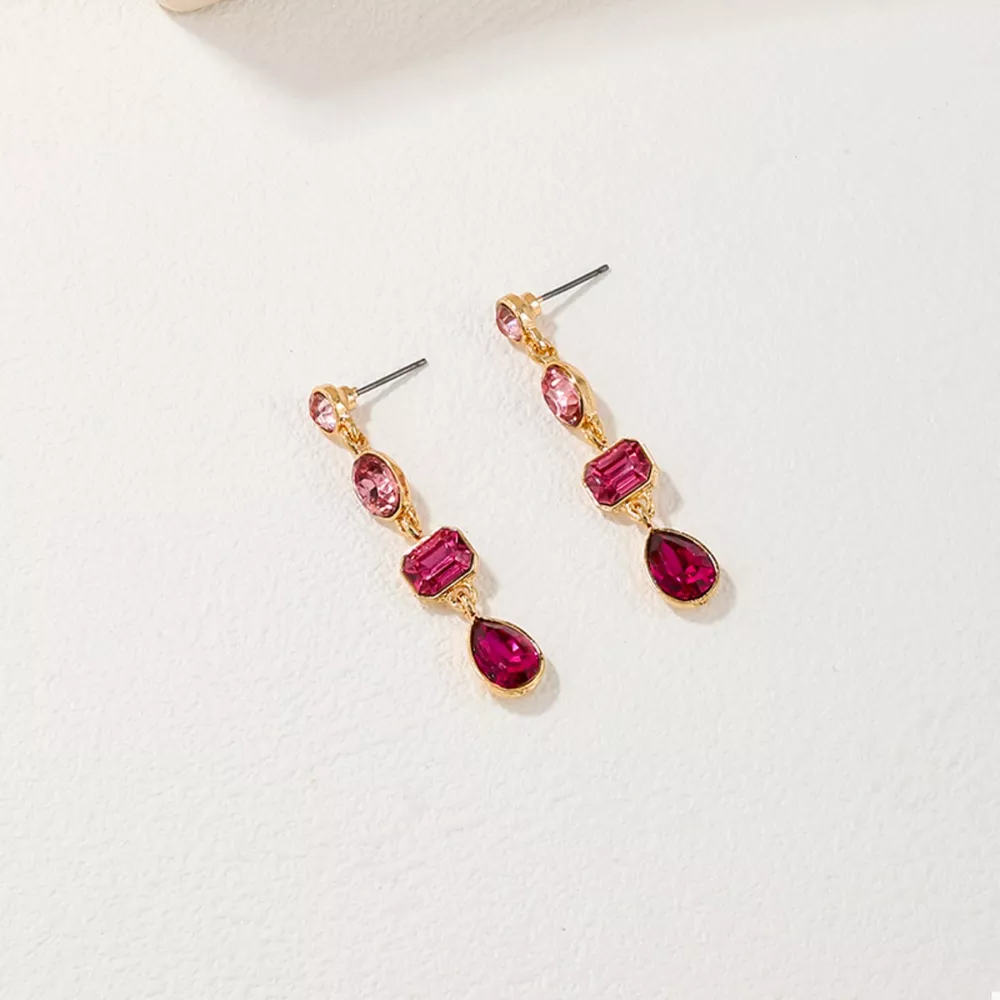 18K Gold-Plated Drop Earrings, image 4