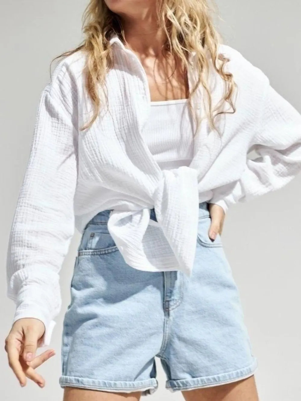 Button Up Long Sleeve Texture Shirt, image 24