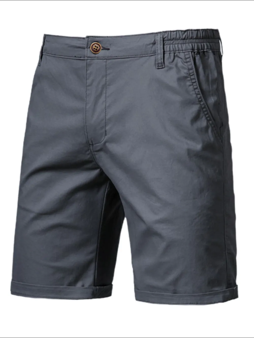 Men's Elastic Waist Shorts with Pockets, image 7