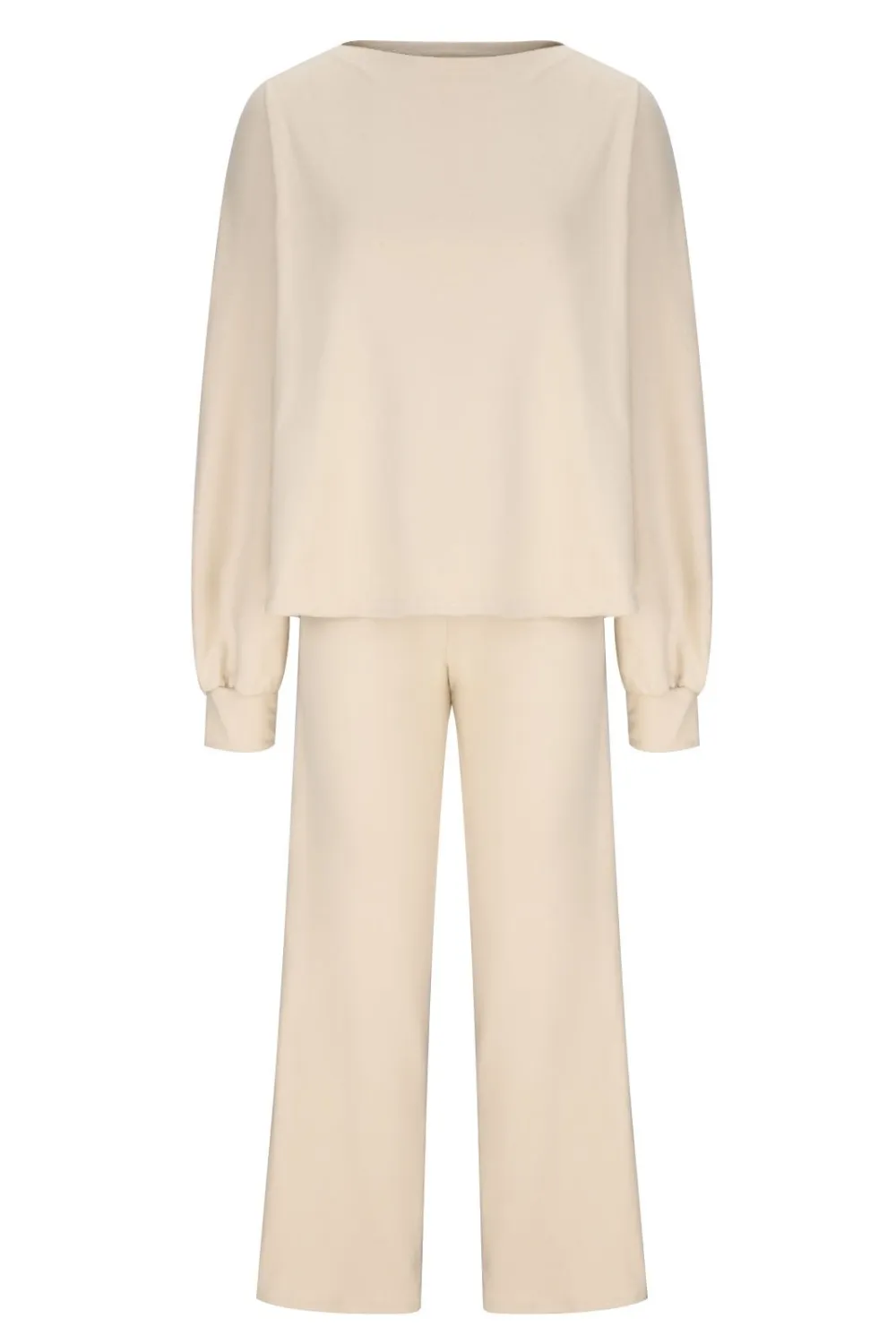 Round Neck Long Sleeve Top and Pants Set, image 22