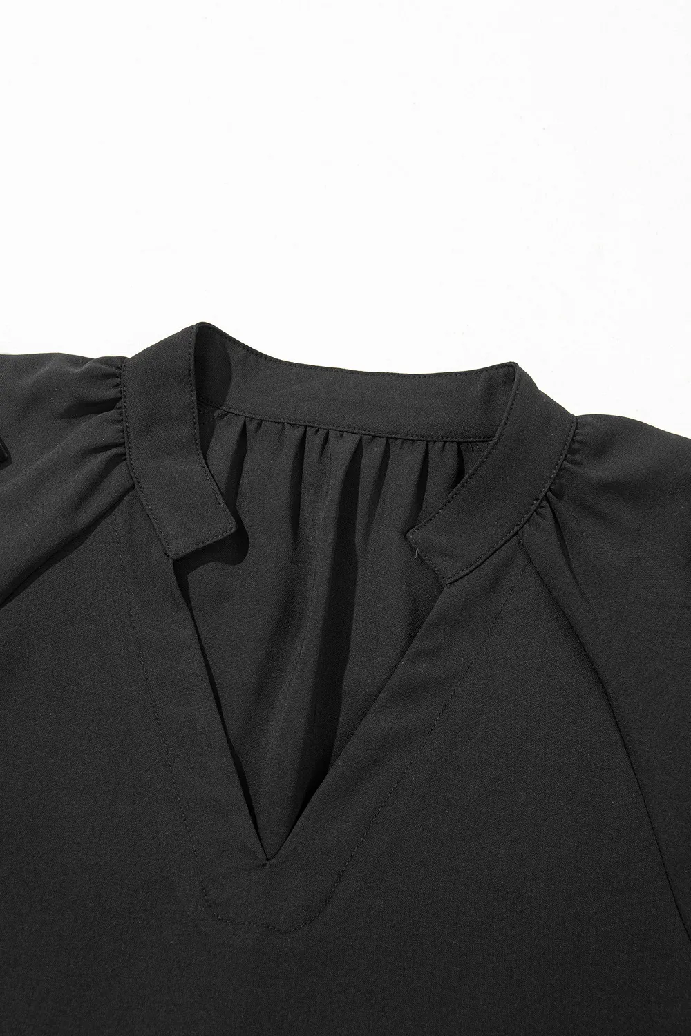 Bow Decor Puff Sleeve Blouse, image 3