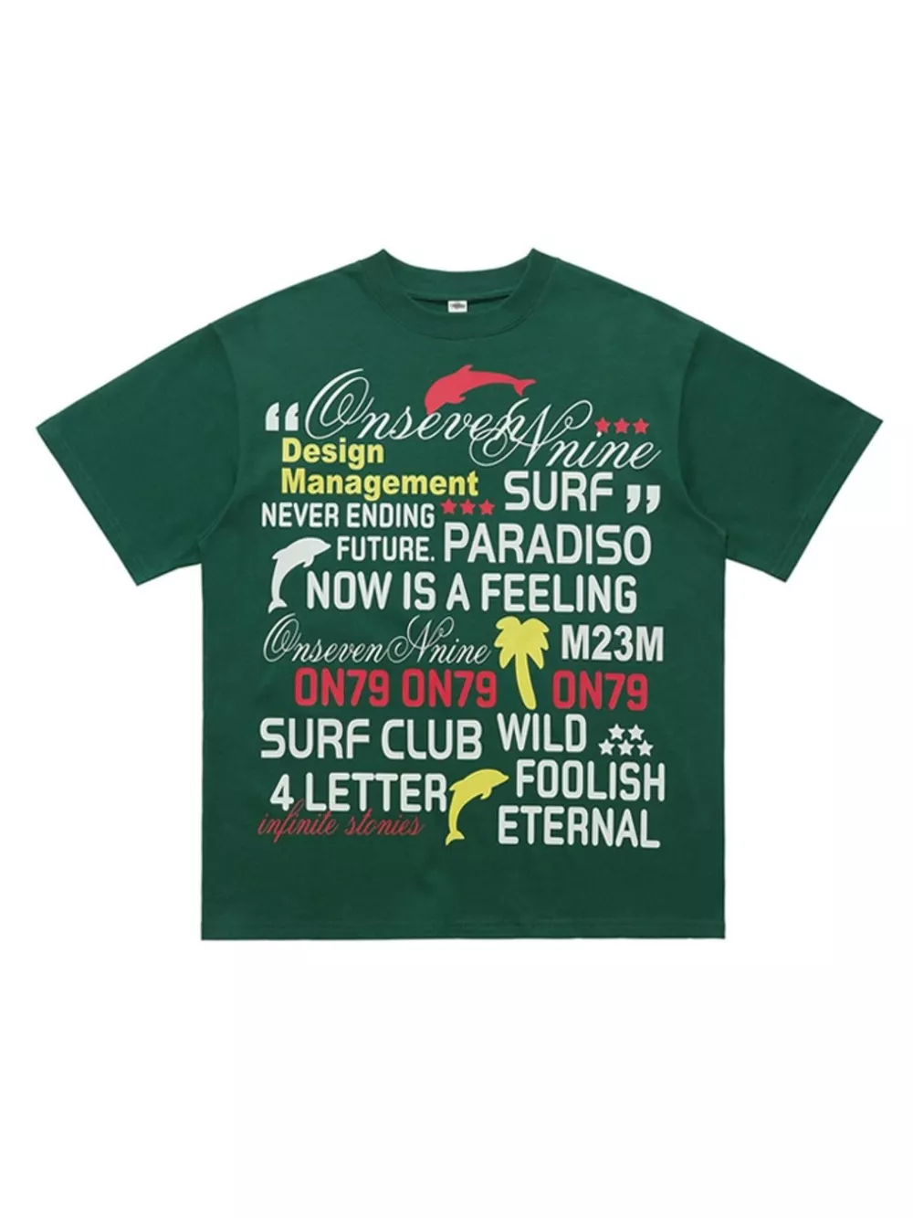 Men's Letter Round Neck Short Sleeve T-Shirt, image 6