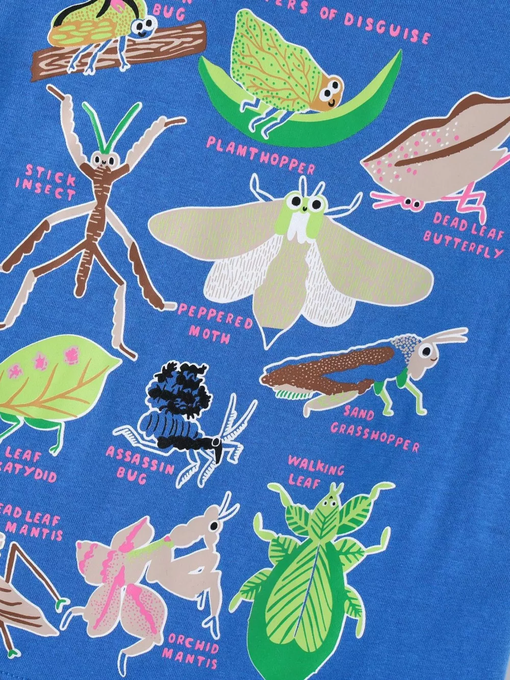 Children's Insect Print Round Neck Tee, image 4