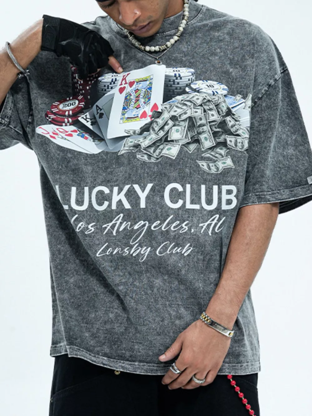 Men's Graphic Round Neck Short Sleeve T-Shirt, image 5