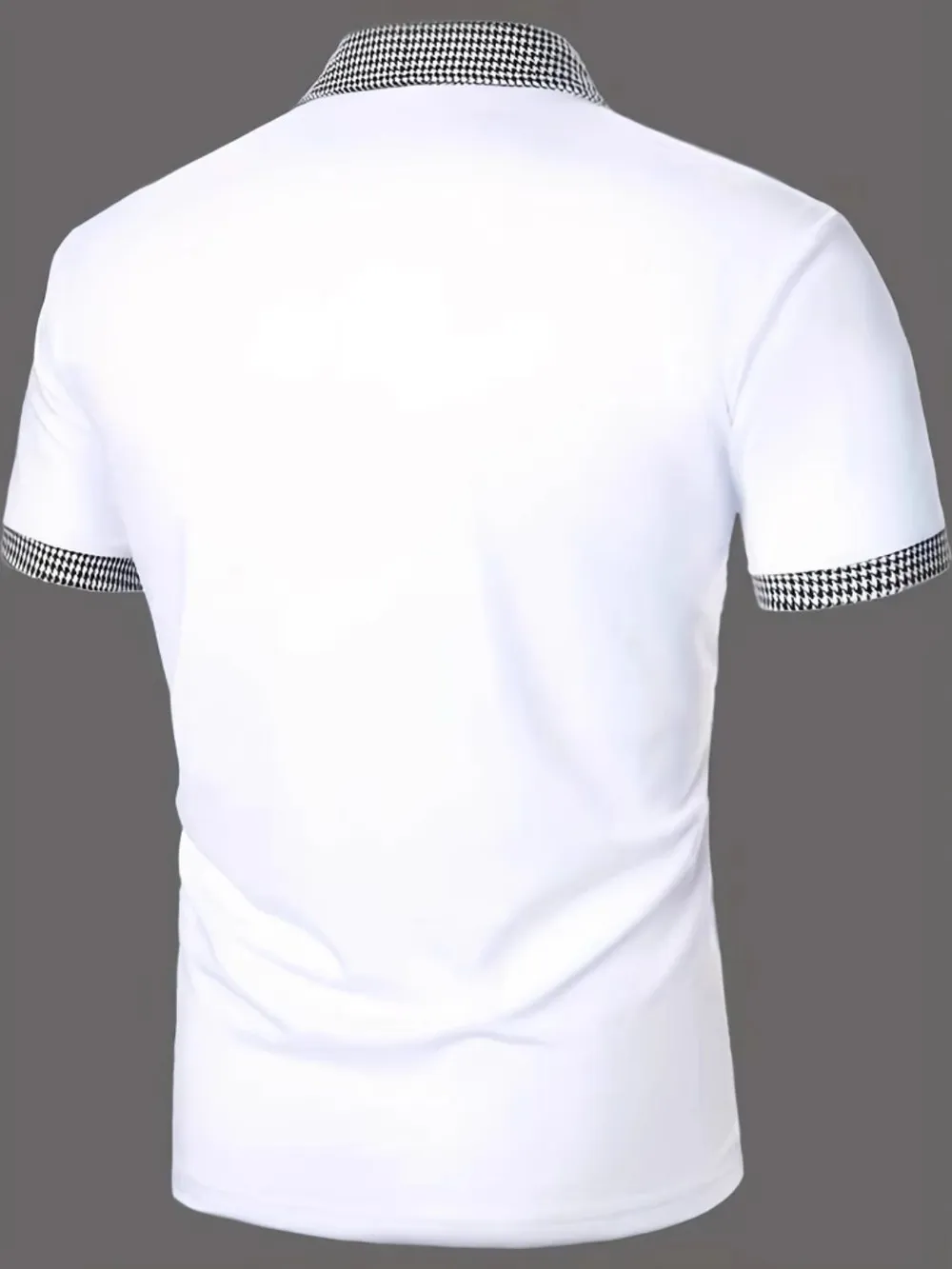 Men's Full Size Collared Neck Short Sleeve Polo Plus Size, image 4