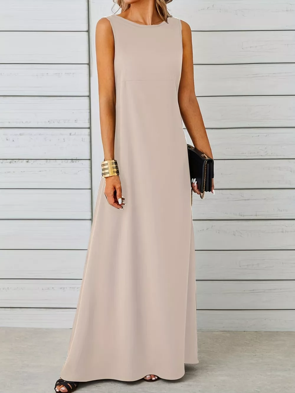Sleeveless Flowy Maxi Dress, image 15