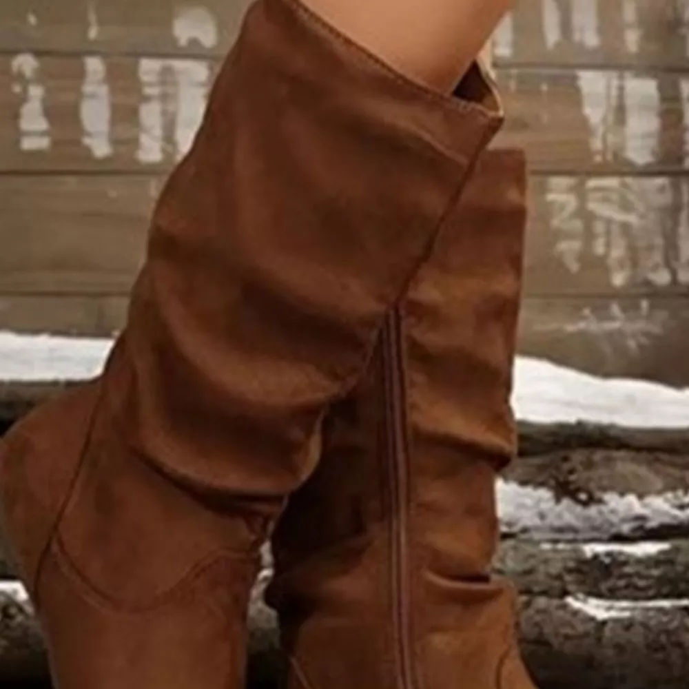 Size Zip Slouchy Boots, image 4