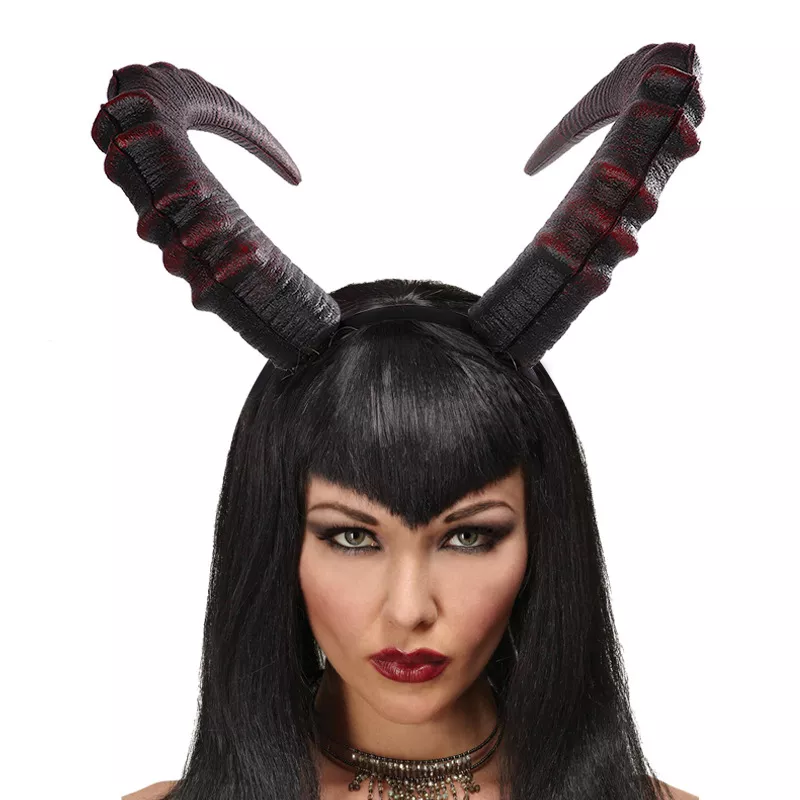 Halloween Gothic Big Horn Headband