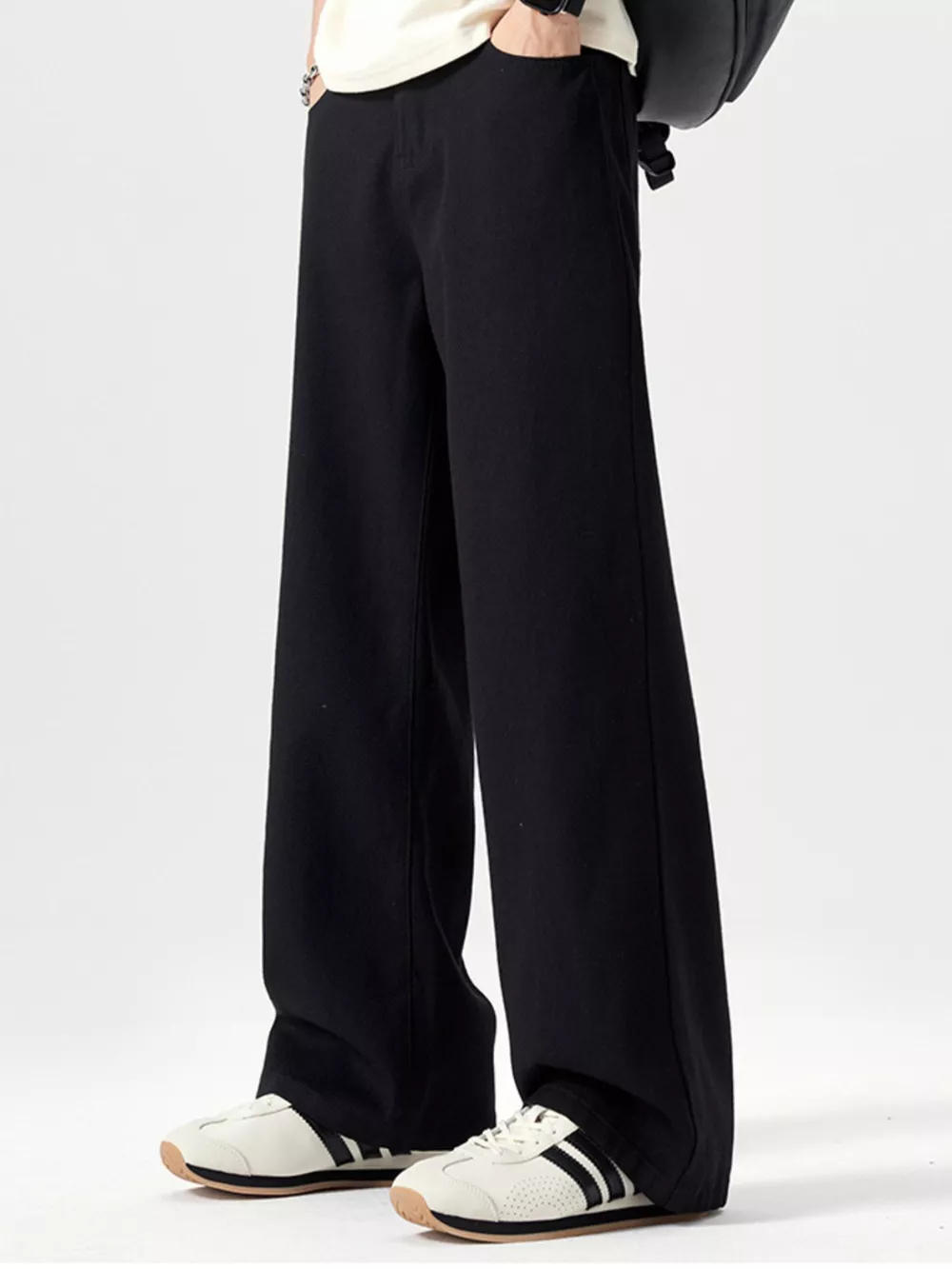 Men's Vintage Wash Wide Leg Jeans