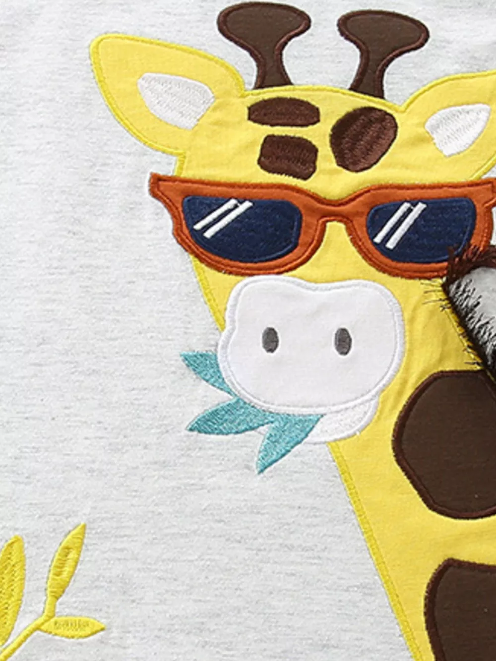 Children's Giraffe Graphic Tee and Shorts Set, image 4