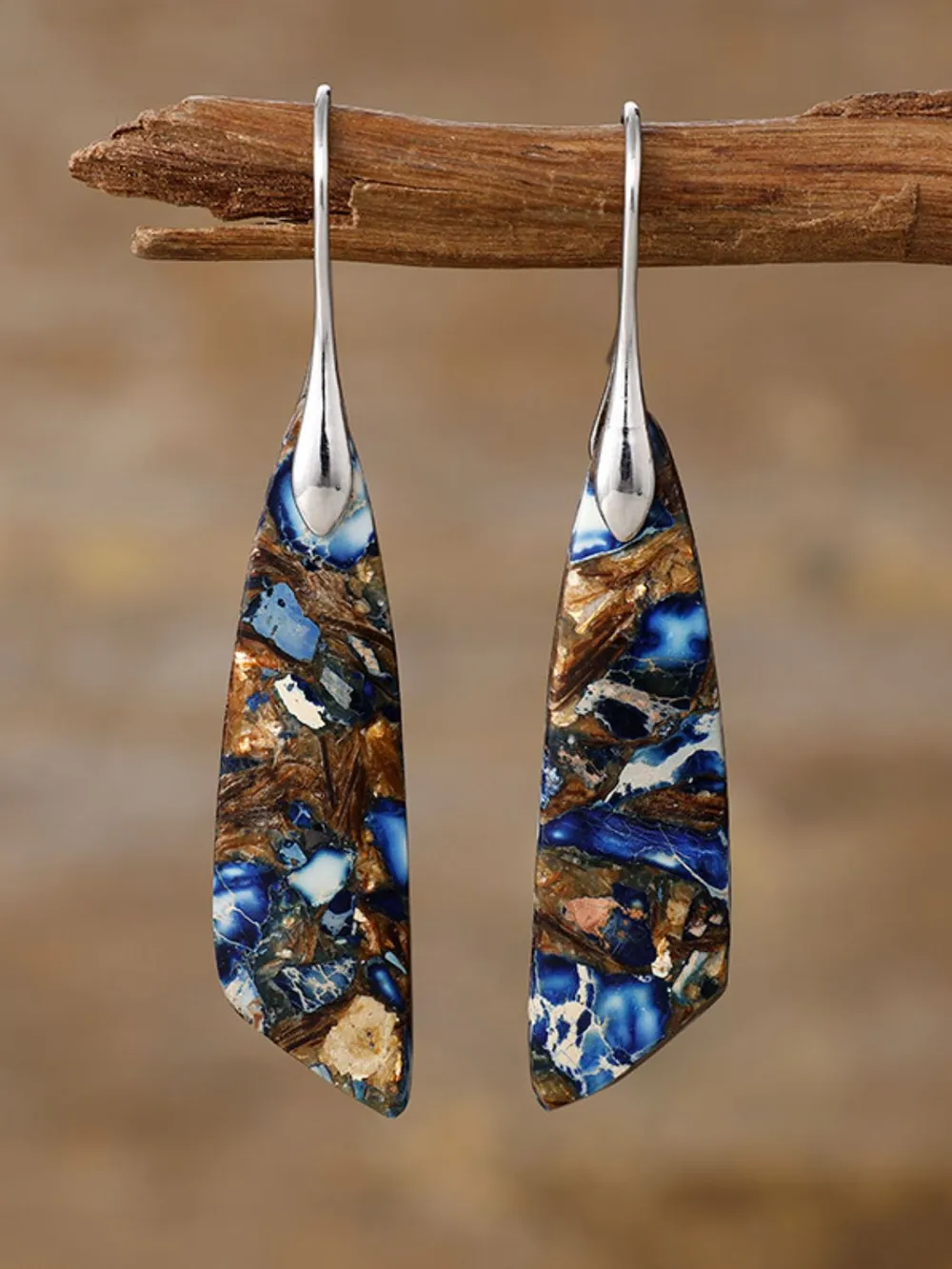 Geometrical Shape Dangle Earrings, image 4