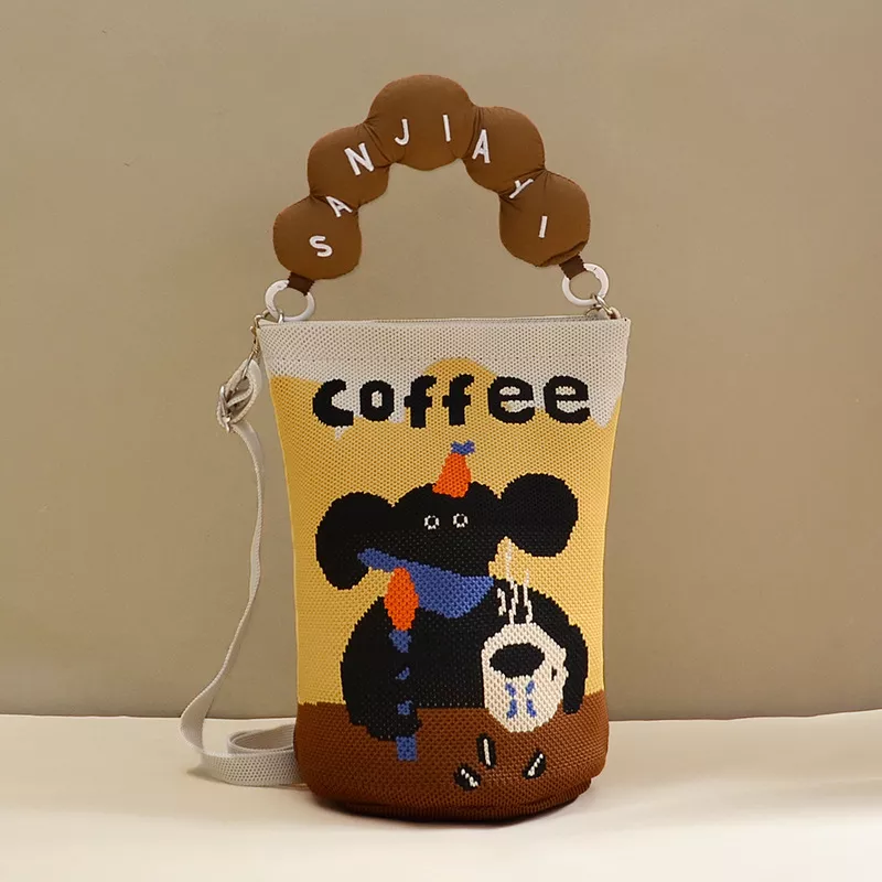 Cartoon Bucket Crossbody Bag, image 7