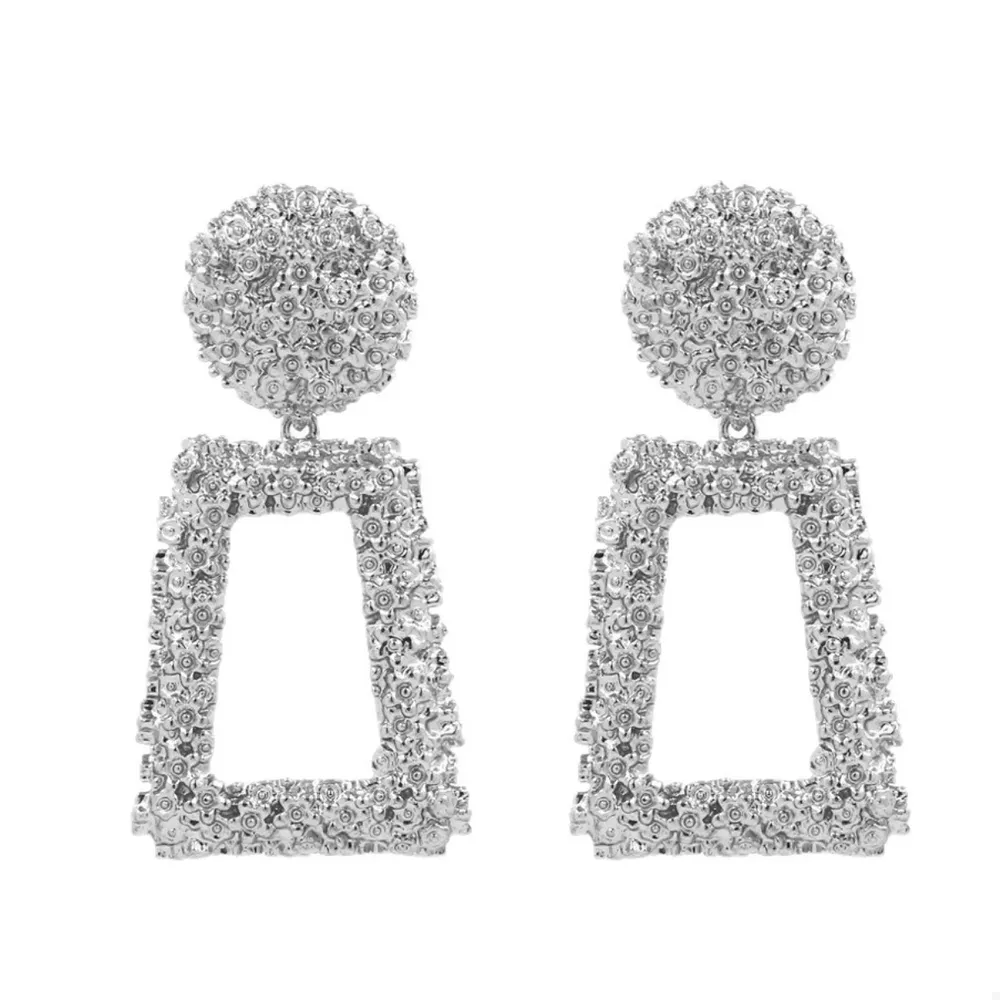 Geometric Dangle Earrings, image 3