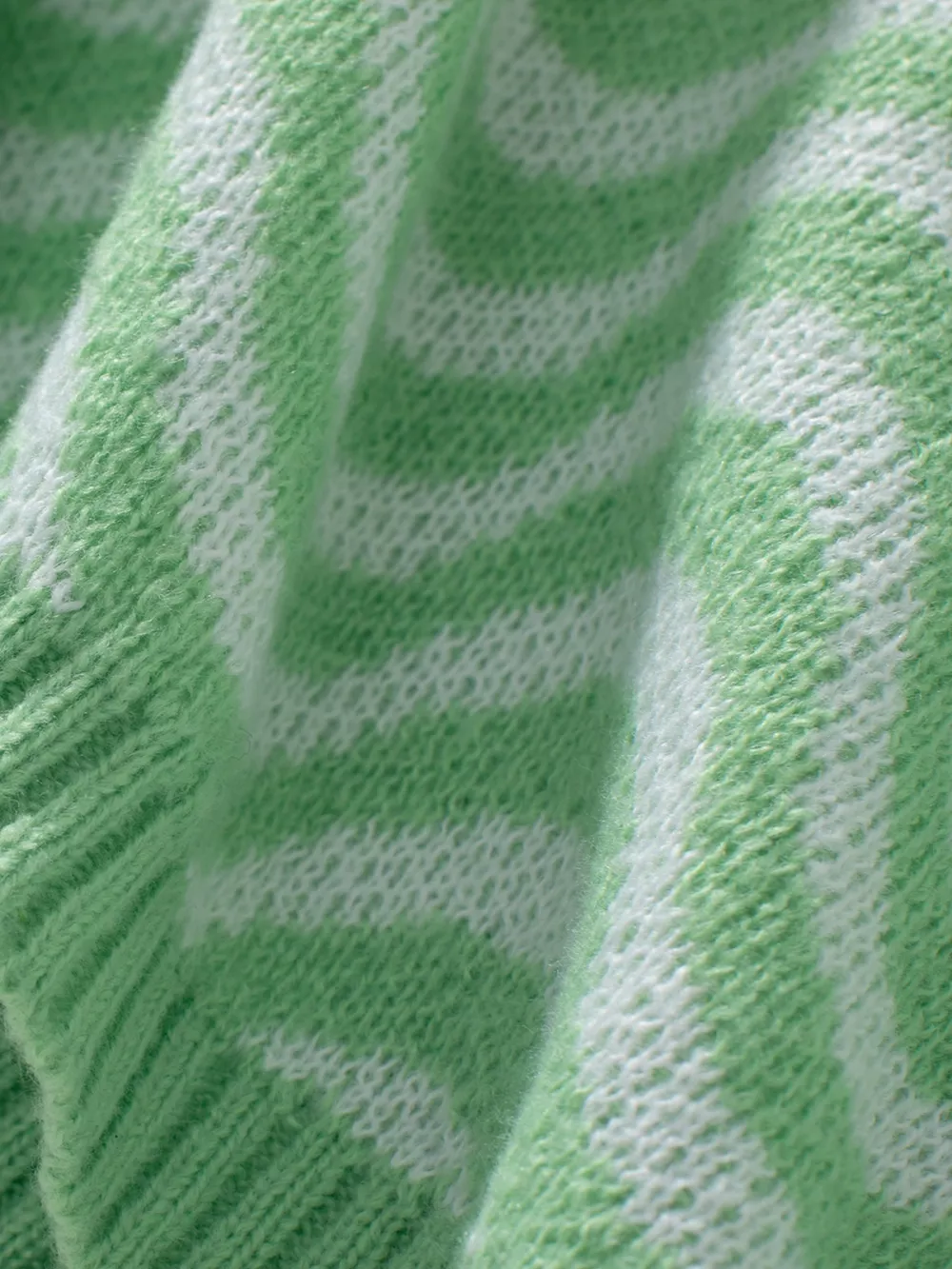 Wavy Striped Round Neck Sweater, image 9