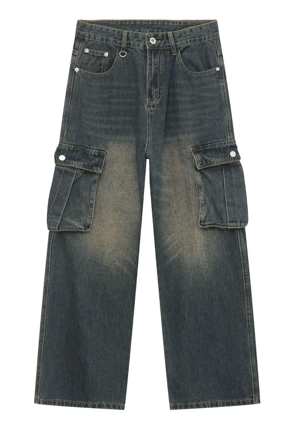 Men's Baggy Jeans with Cargo Pockets, image 5