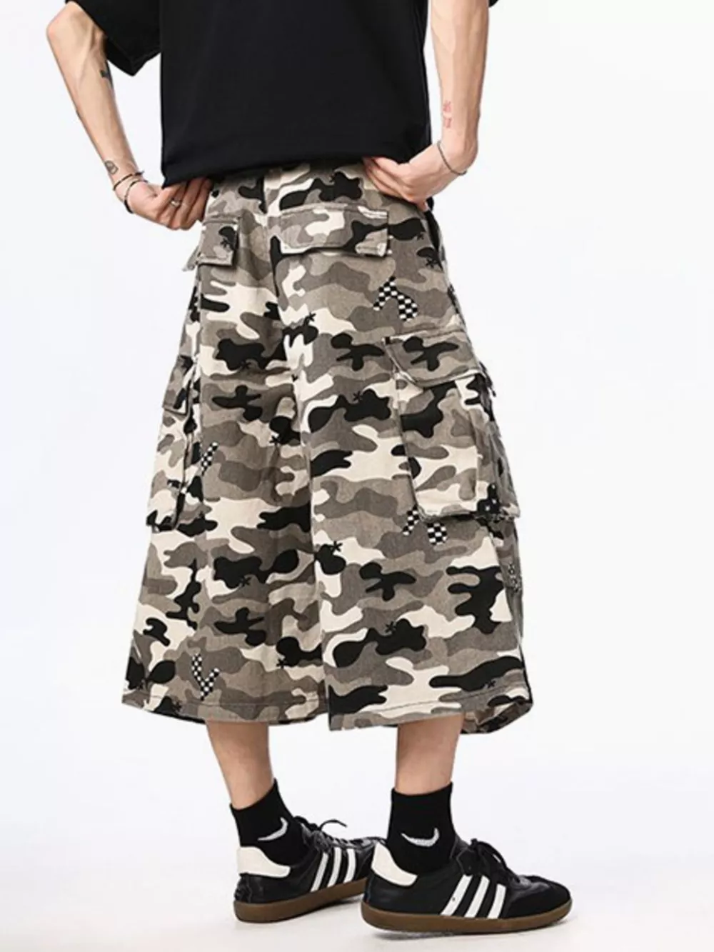 Men's Camo Cargo Shorts, image 7