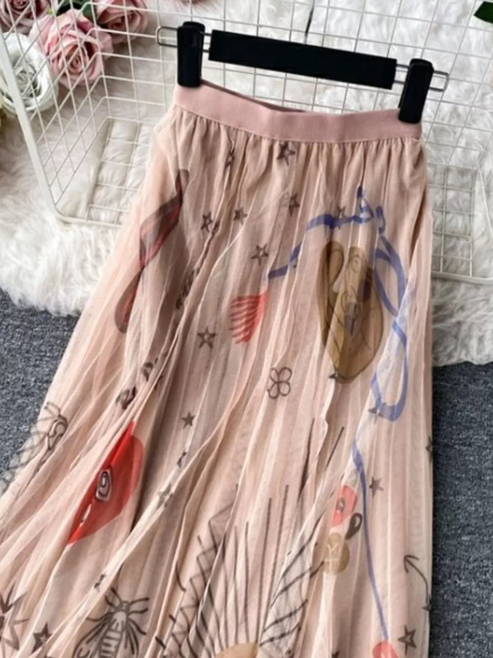 Printed Tulle Skirt, image 10