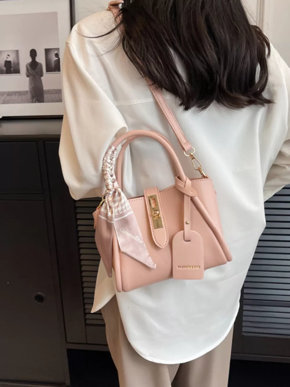 Top Handle Crossbody Bag, image 3