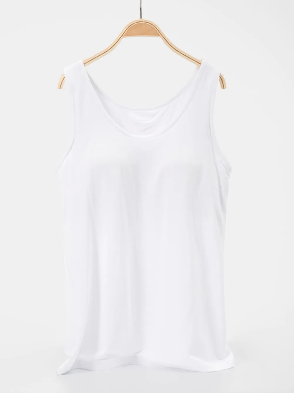 Scoop Neck Wide Strap Tank, image 8