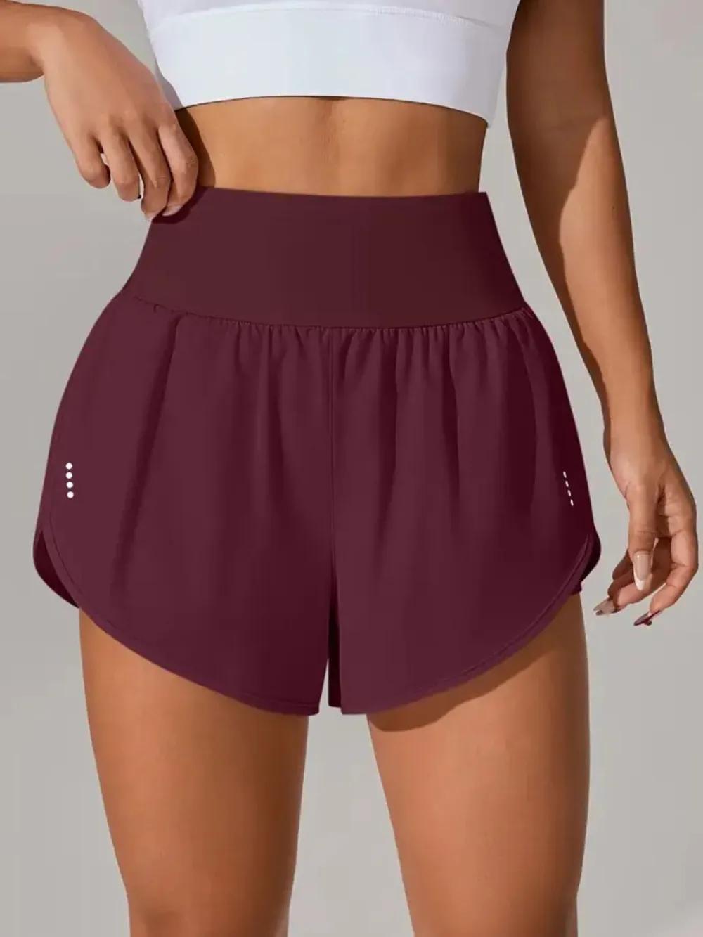 Pocketed High Waist Active Shorts, image 10
