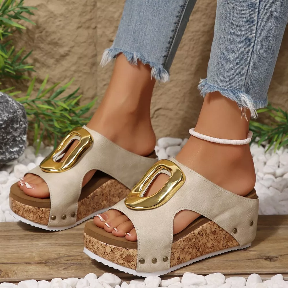 Open Toe Wedge Sandals, image 11