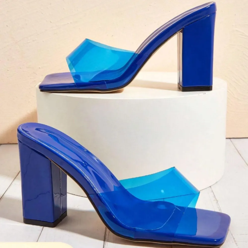 Square Toe Block Heels Sandals, image 4