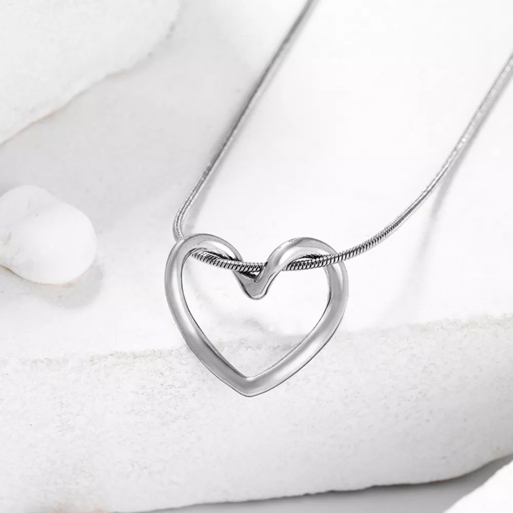 Stainless Steel Heart Necklace, image 4