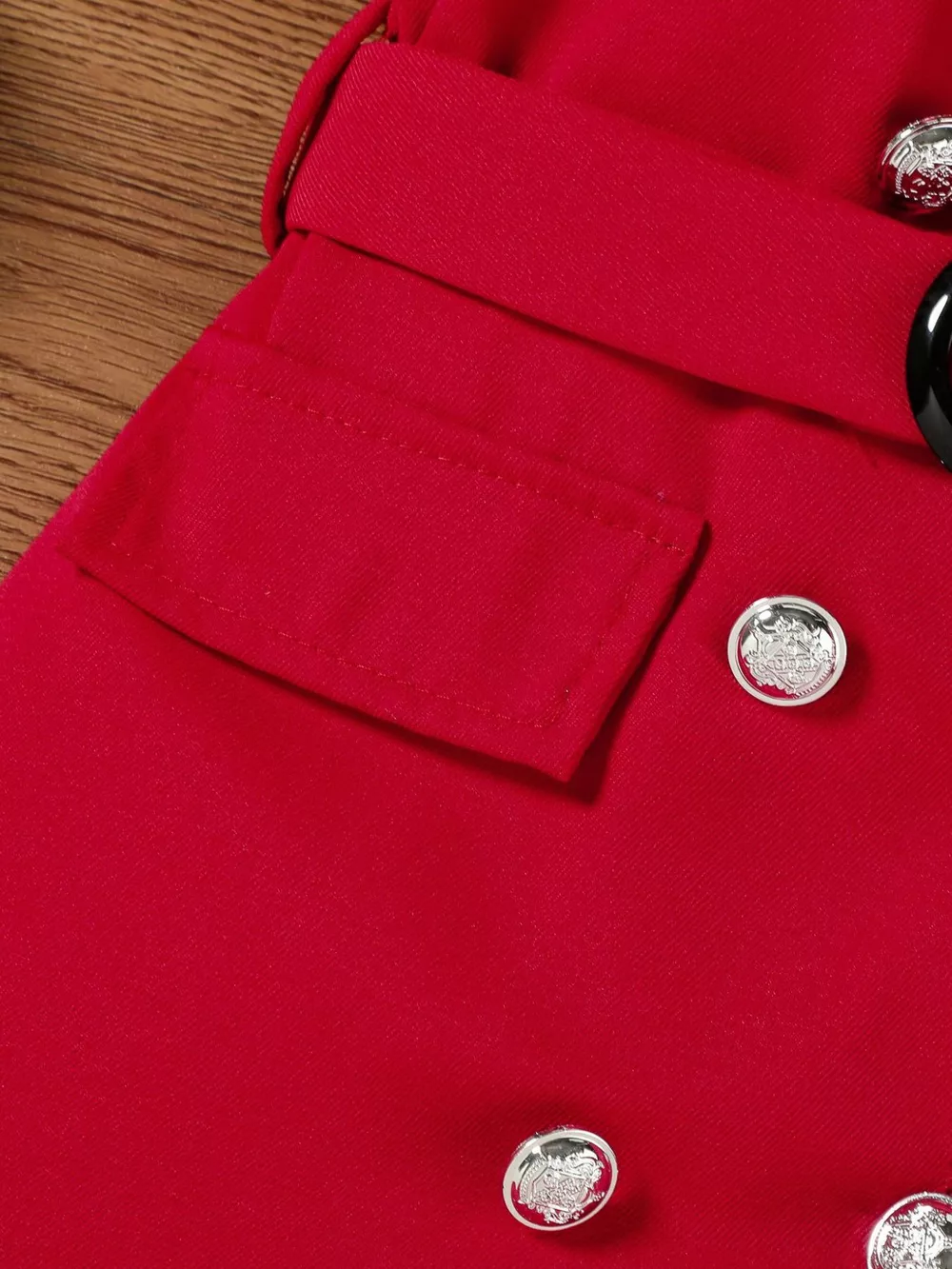Children's Double Breasted Belt Dress, image 16