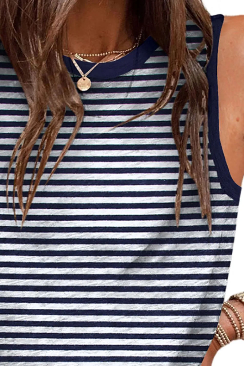 Printed Round Neck Tank, image 7
