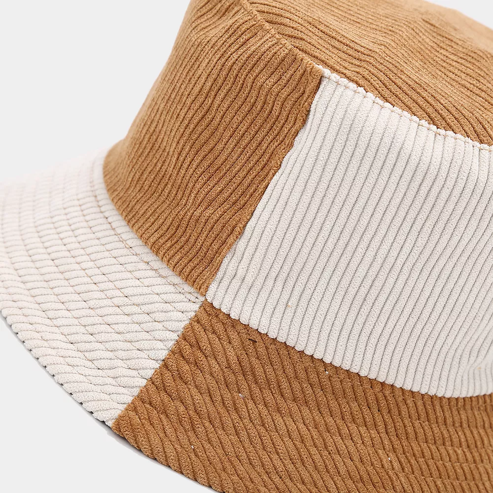Color-Block Corduroy Bucket Hat, image 5
