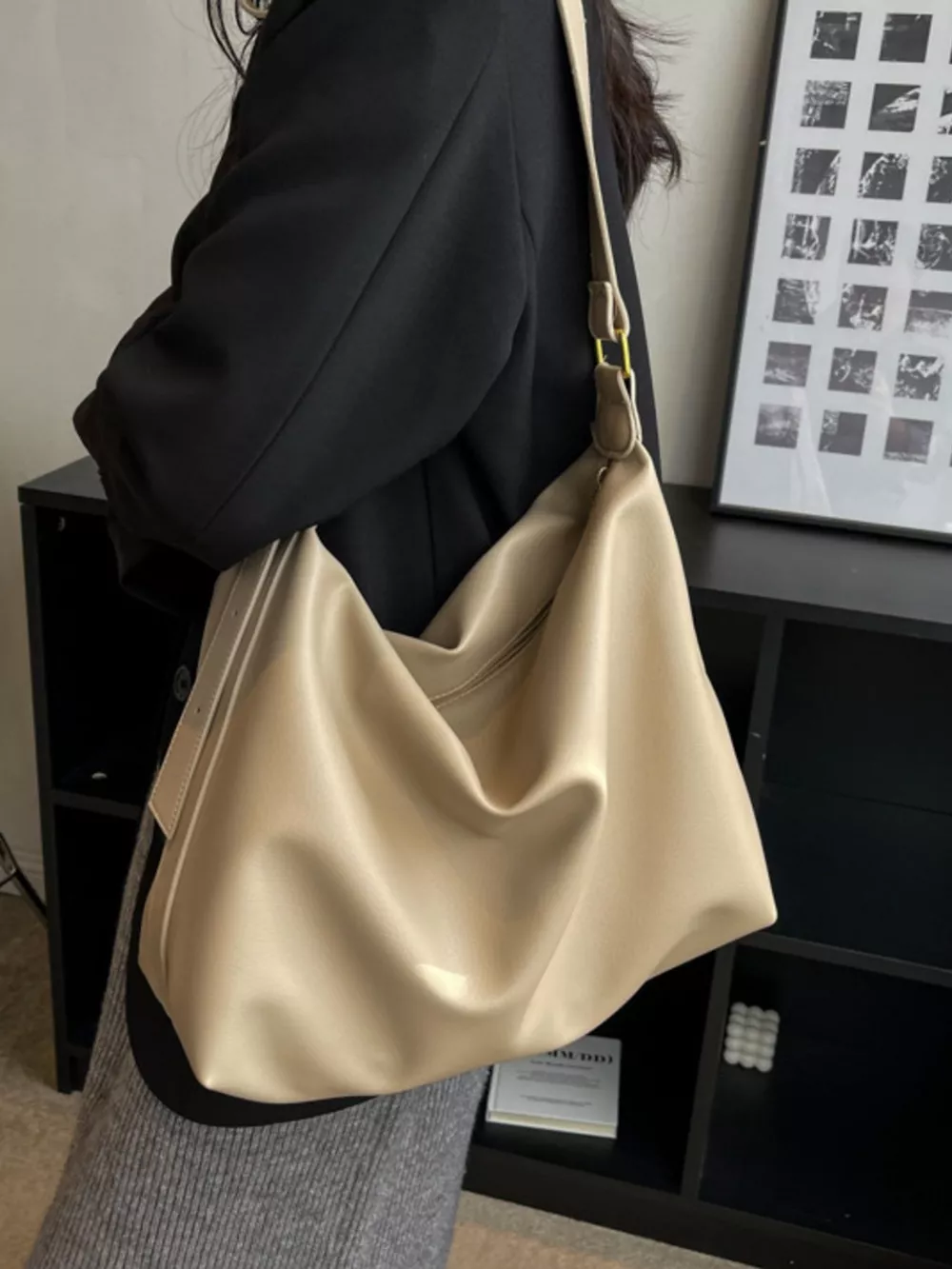 PU Leather Adjustable Strap Bag, image 2