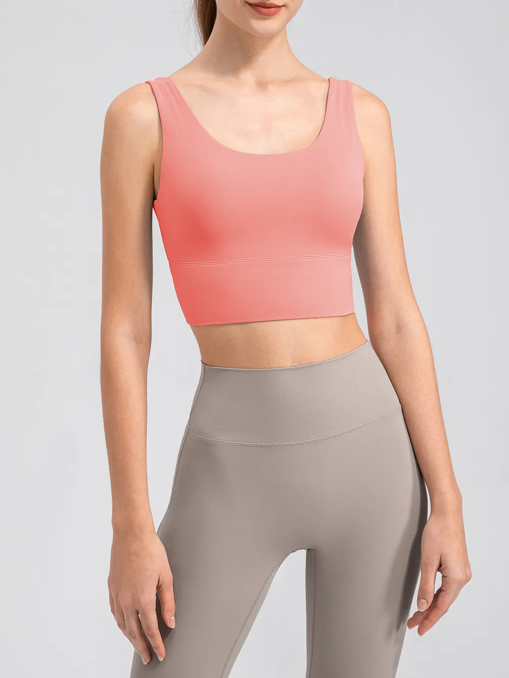 Scoop Neck Wide Strap Active Tank, image 24
