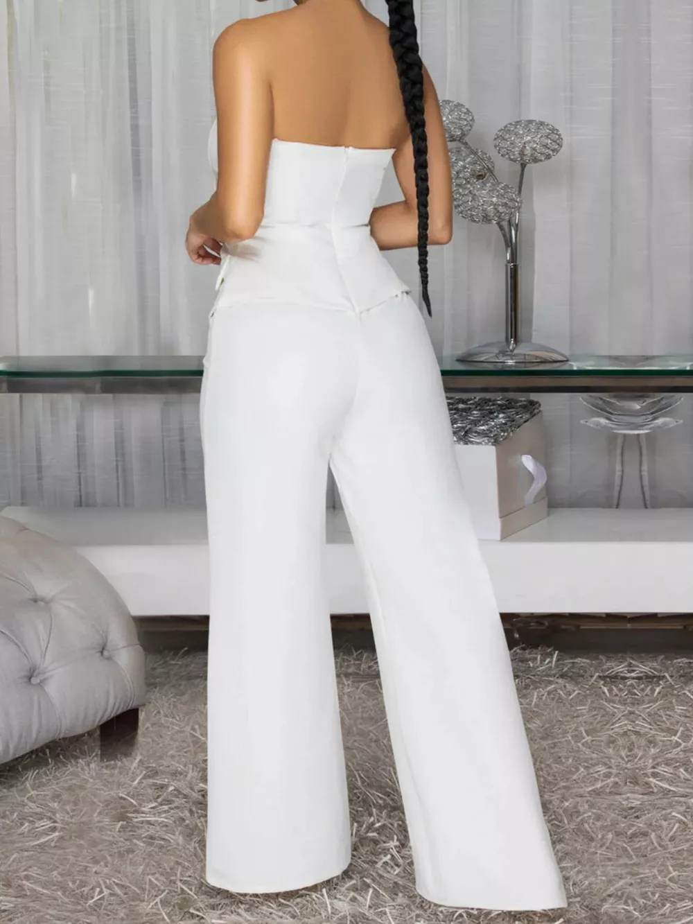 Tube Wide Leg Jumpsuit, image 2