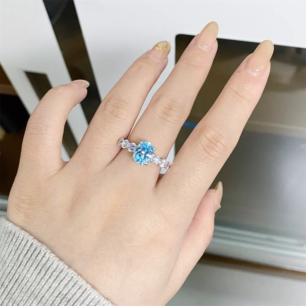 925 Sterling Silver Oval Ring, image 4