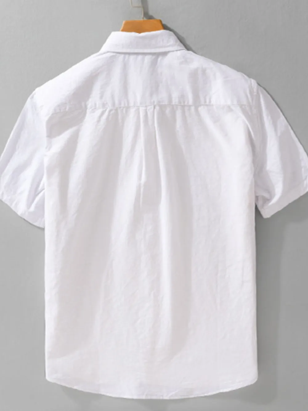 Men's Plus Size Button Up Short Sleeve Shirt, image 7