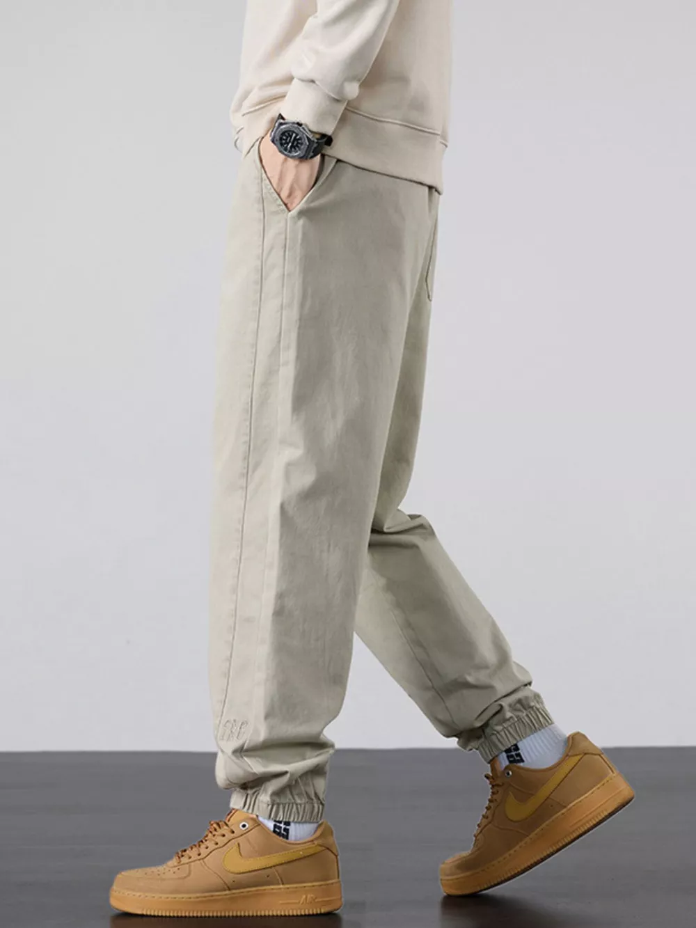 Men's Plus Size Casual Loose Fit Joggers, image 9
